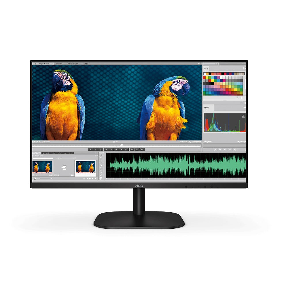 27" QHD IPS Monitor - 100Hz Refresh Rate, Adaptive-Sync, 3-Sided Frameless