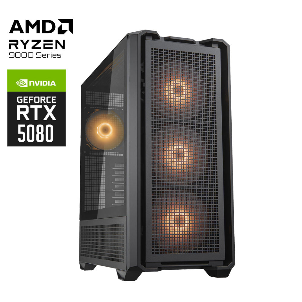AMD Devastor Ryzen 7 9800X3D RTX5080 Gaming PC 2TB 32G
