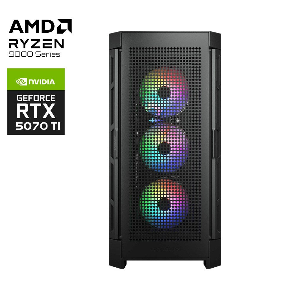 AMD Devastor Ryzen 7 9800X3D RTX5070 Ti Gaming PC 2TB 32GB