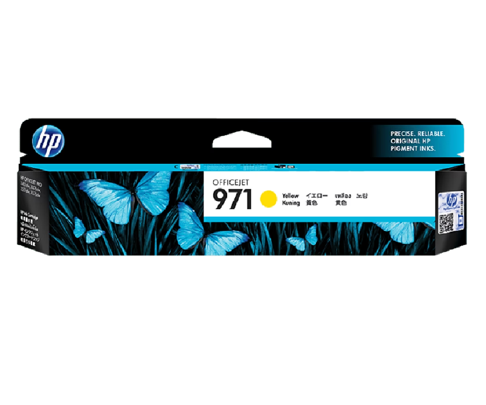 HP 971 Yellow Original Ink Cartridge for OfficeJet Pro Printers