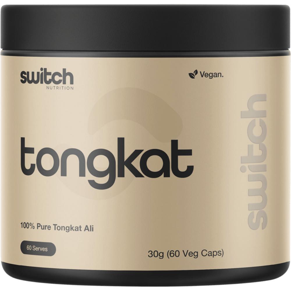 Switch Nutrition Tongkat Ali 100% Pure Tongkat Ali 60 Caps