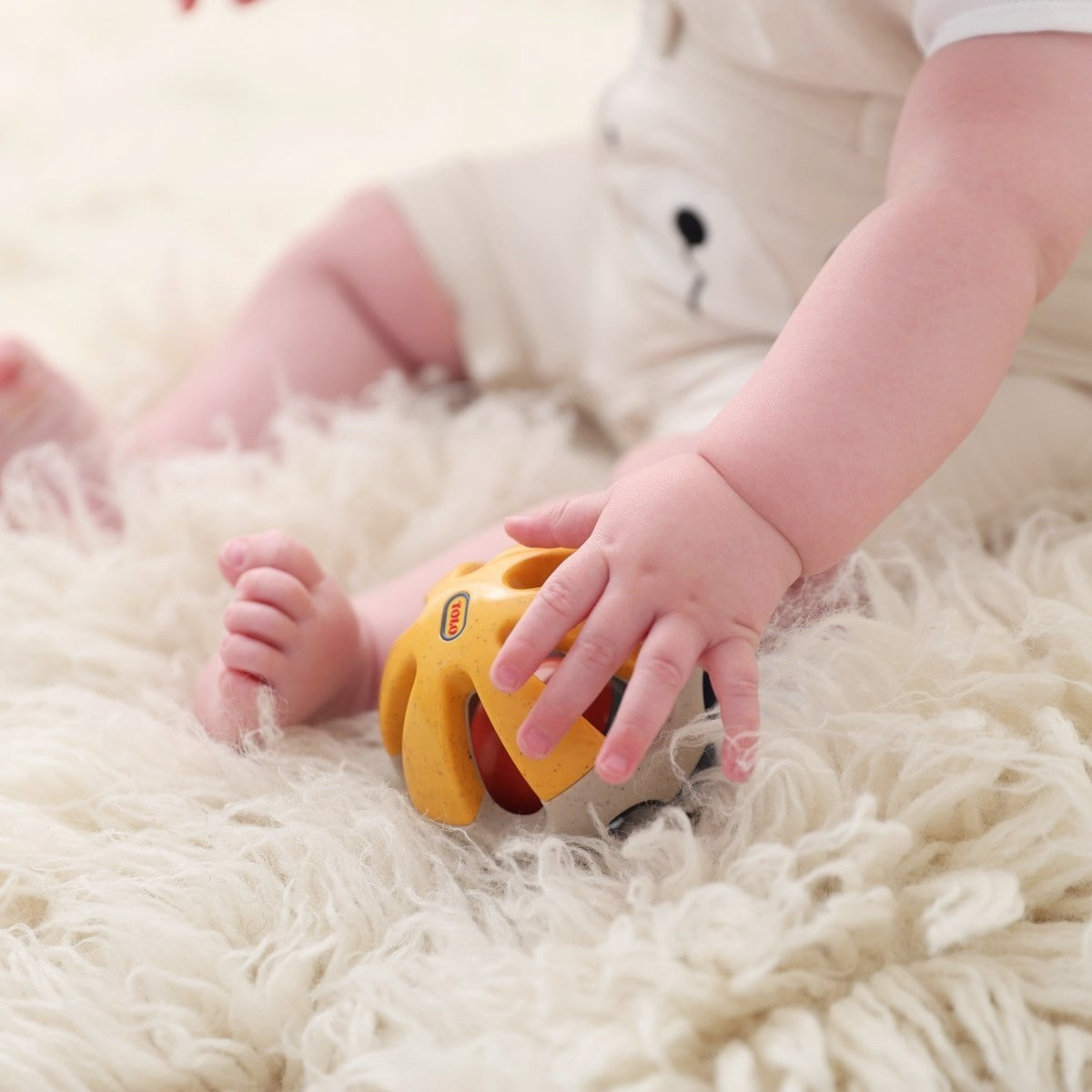 Tolo Toys Bio Roller Rattle Organic Rattle Toy for Babies