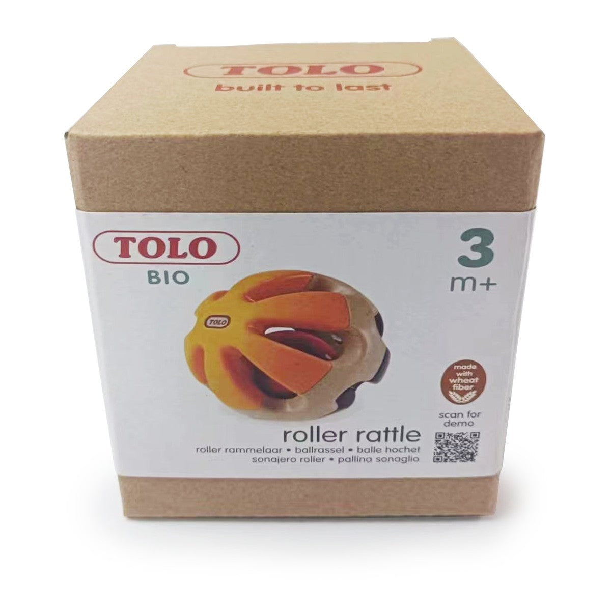 Tolo Toys Bio Roller Rattle Organic Rattle Toy for Babies