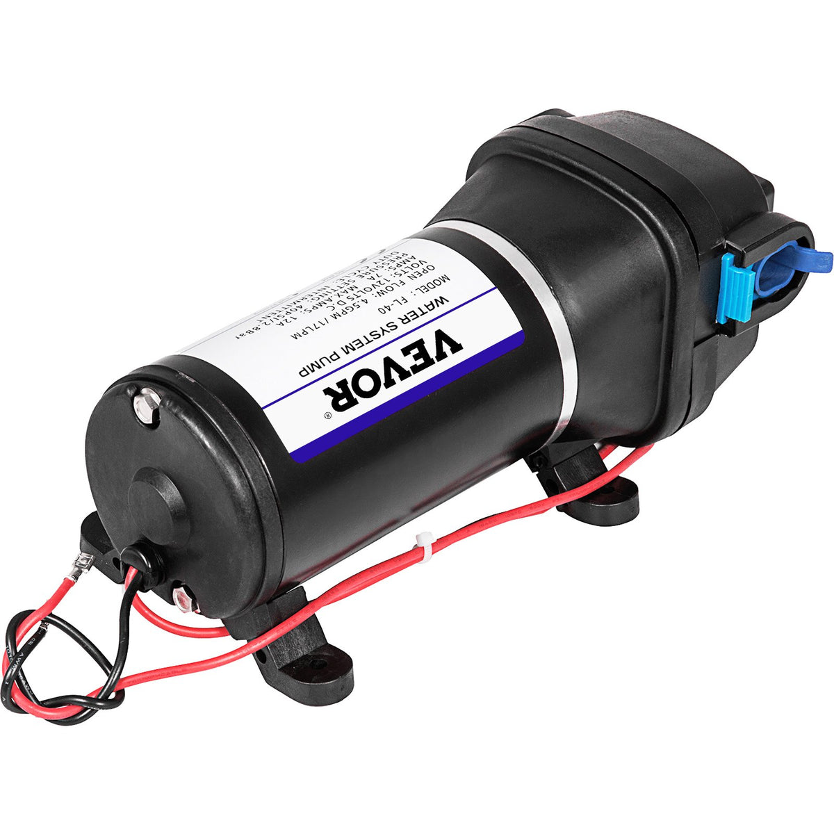 12V High Pressure Diaphragm Water Pump 17L/Min Self-Priming 40 PSI Automatic