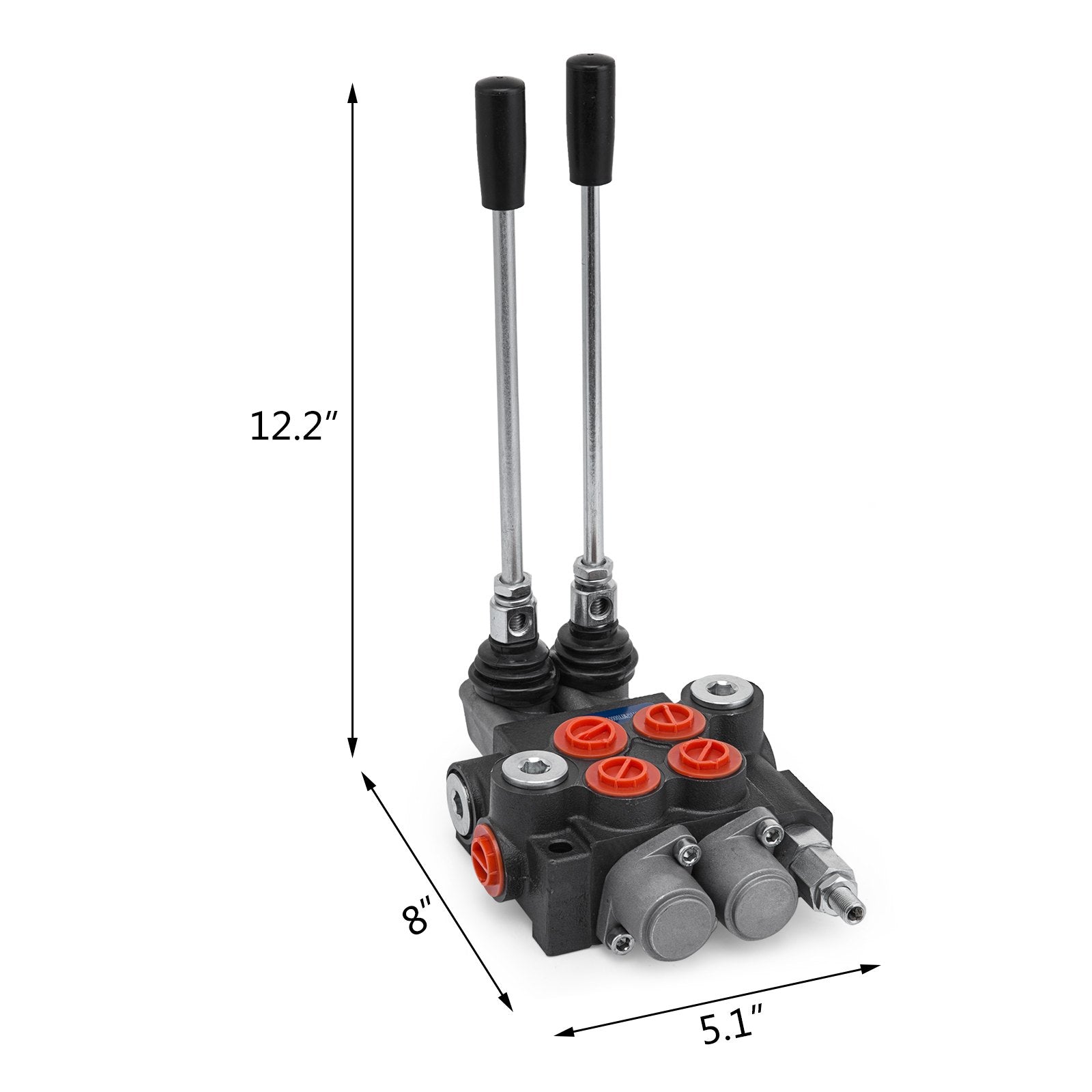 Hydraulic Valve 2-Spool Directional Control 11GPM Double Acting Tractors