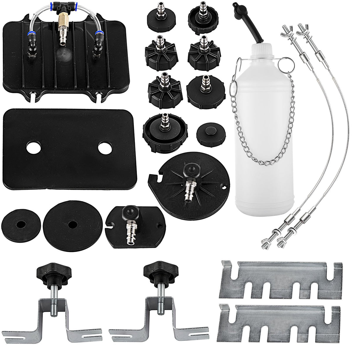 Pneumatic Brake Pressure Bleeder Portable Brake and Clutch Bleeding Tool Kit