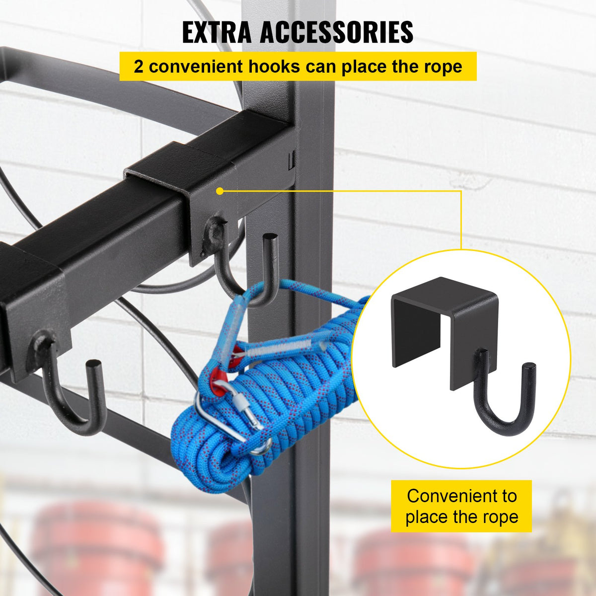 Refrigerant Cylinder Rack Carbon Steel 6 Bottle Gas Storage Holder