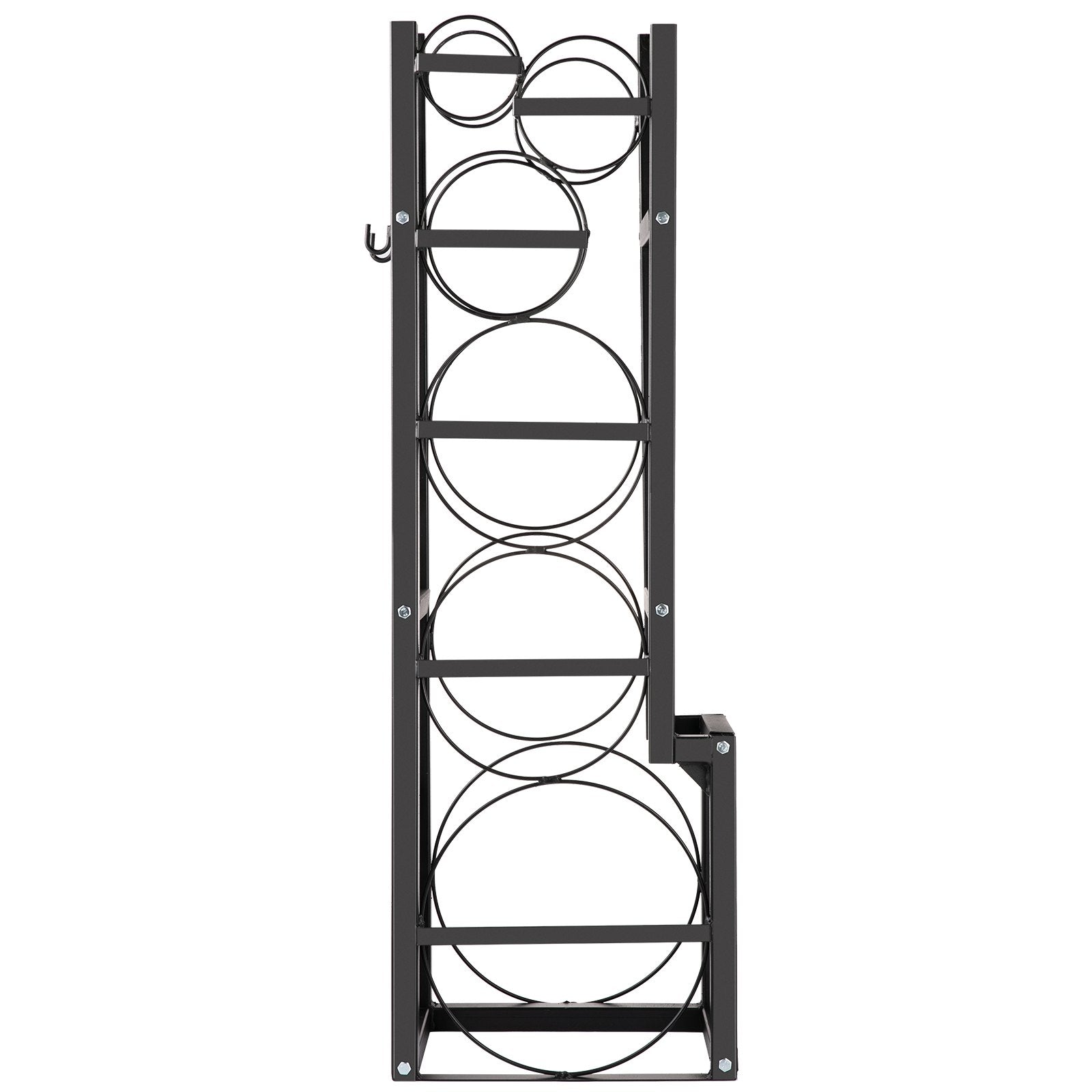 Refrigerant Cylinder Rack Carbon Steel 6 Bottle Gas Storage Holder