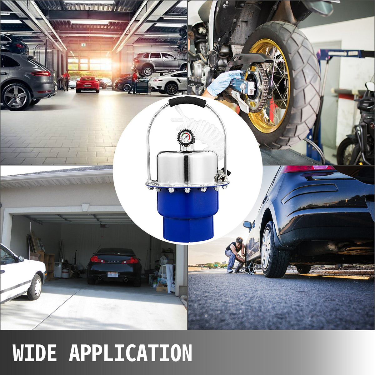 Pneumatic Air Pressure Brake and Clutch Bleeder Valve System Kit