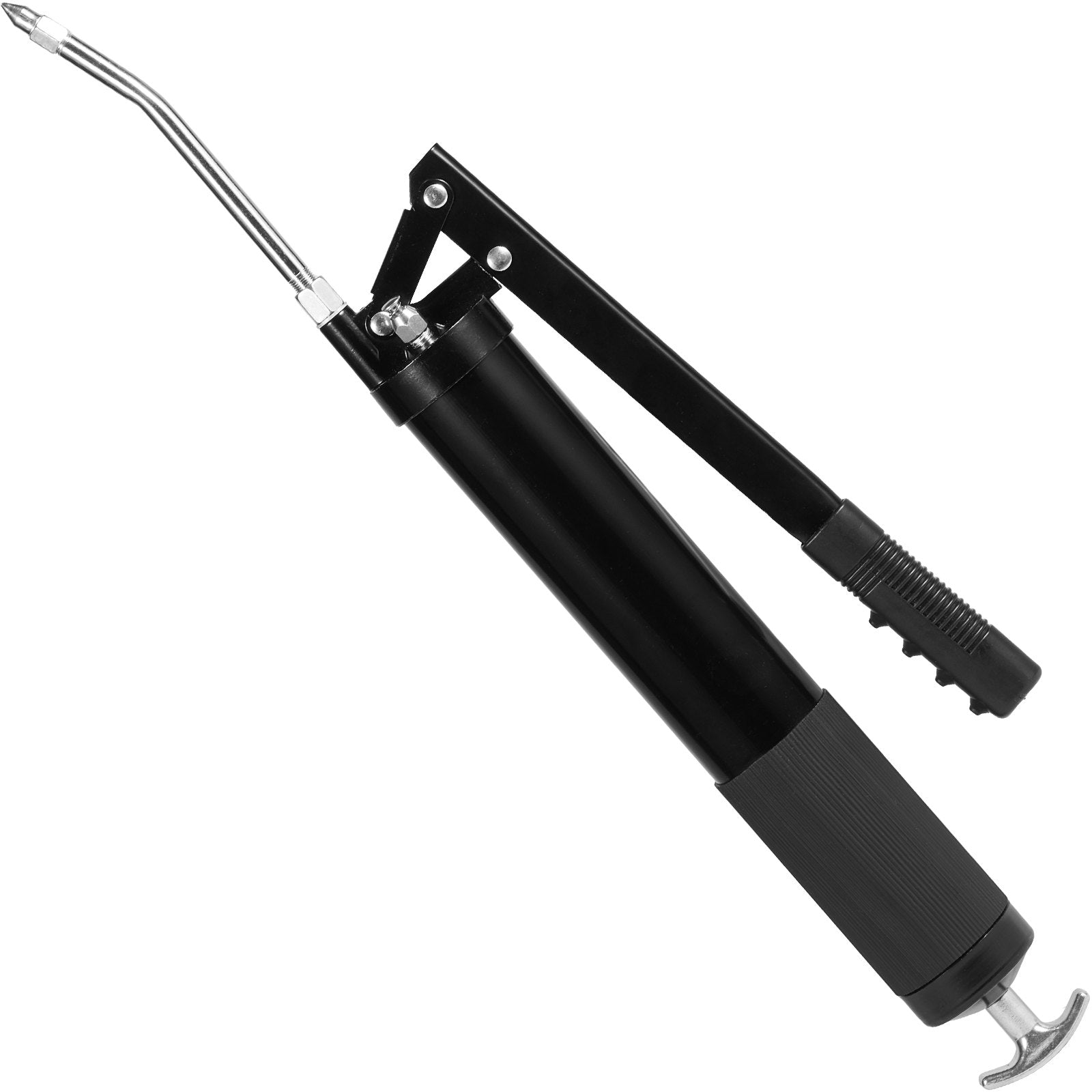 Grease Gun Kit 10000 PSI 20oz Lever Action with Hose Couplers Straight Pipe