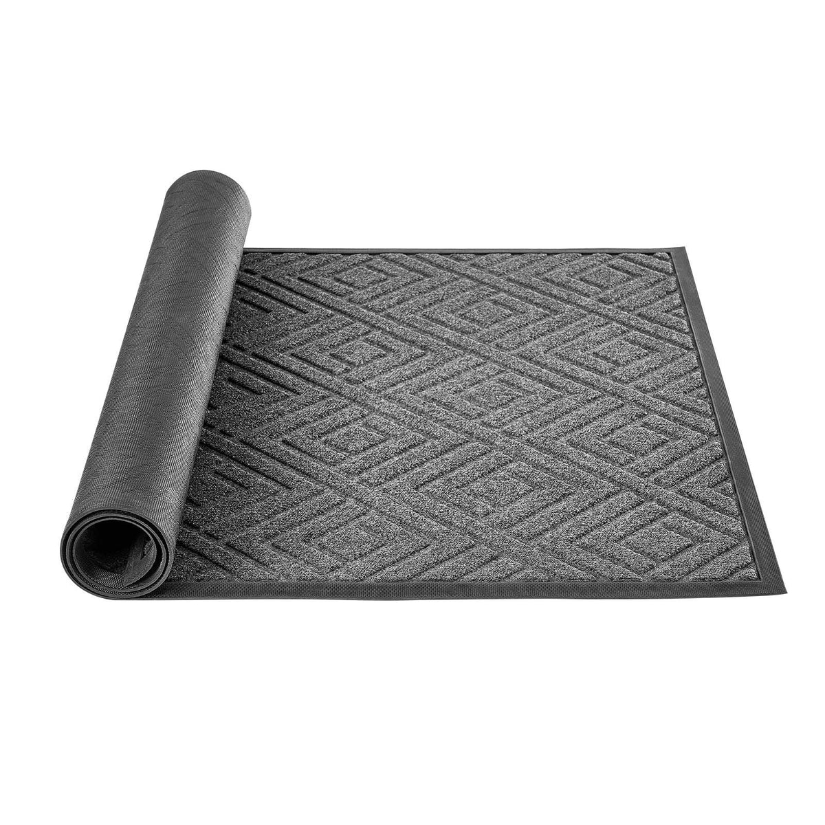 Front Door Mat 1562x914mm Commercial Indoor Outdoor TPE Heavy Duty Washable Grey