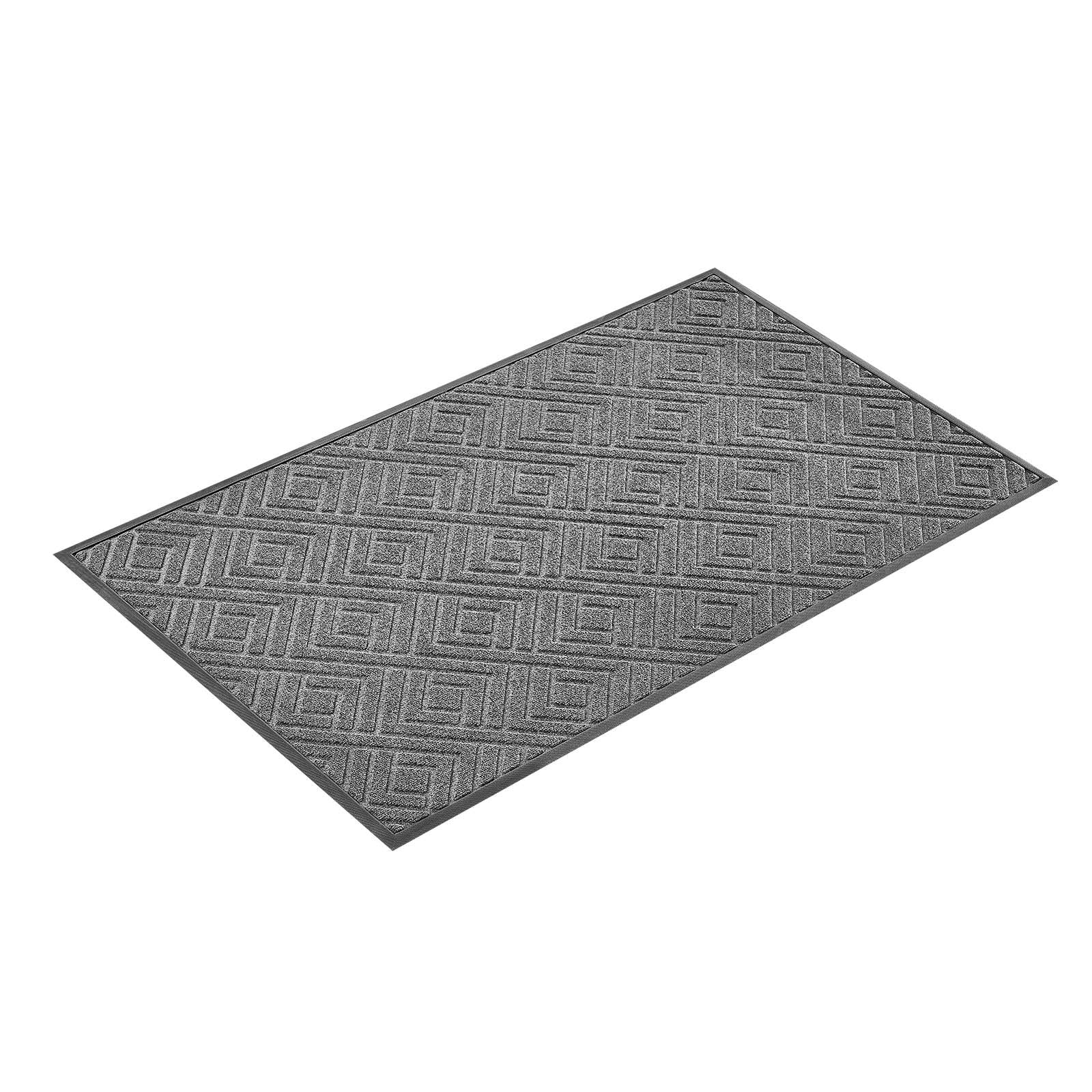 Front Door Mat 1562x914mm Commercial Indoor Outdoor TPE Heavy Duty Washable Grey