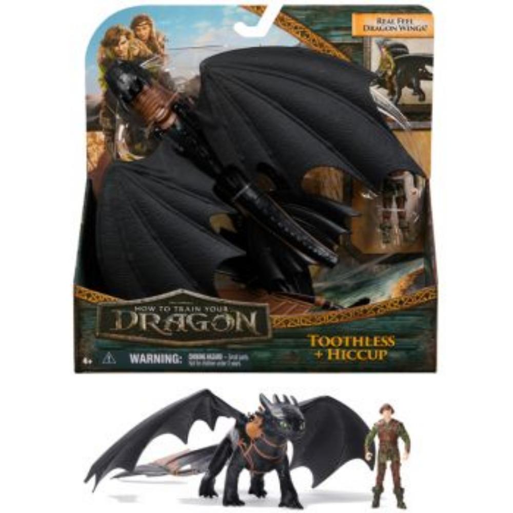 How To Train Your Dragon Toothless & Hiccup Action Figure Set