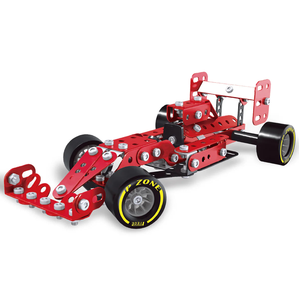 Construct IT Red Racing Car with 201-Piece Construction Kit for Ages 8+