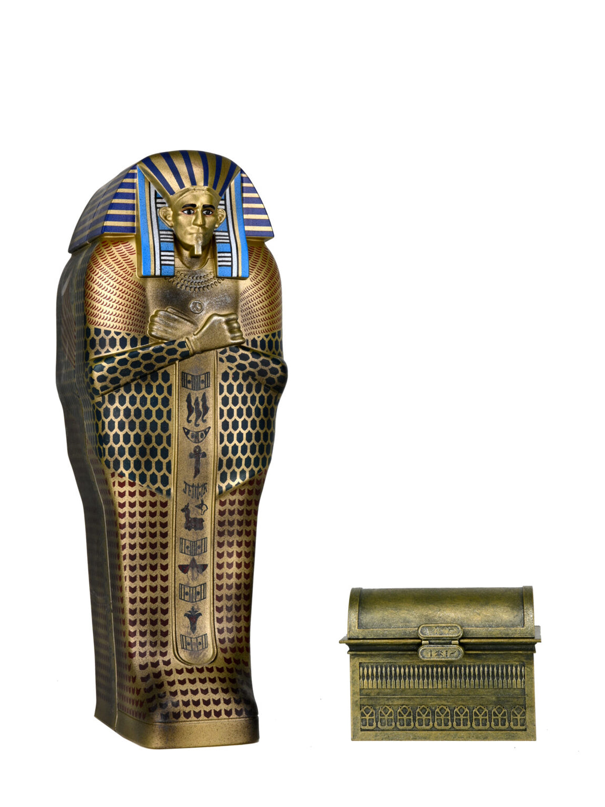 Universal Monsters The Mummy Accessory Set – Sarcophagus and Chest Display