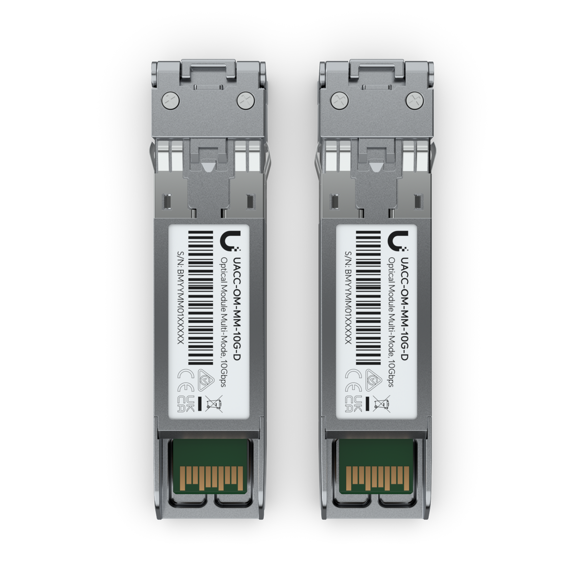 Ubiquiti UFiber SFP Plus Transceiver Single Pack Supporting 10G Connections Up to 300 Meters