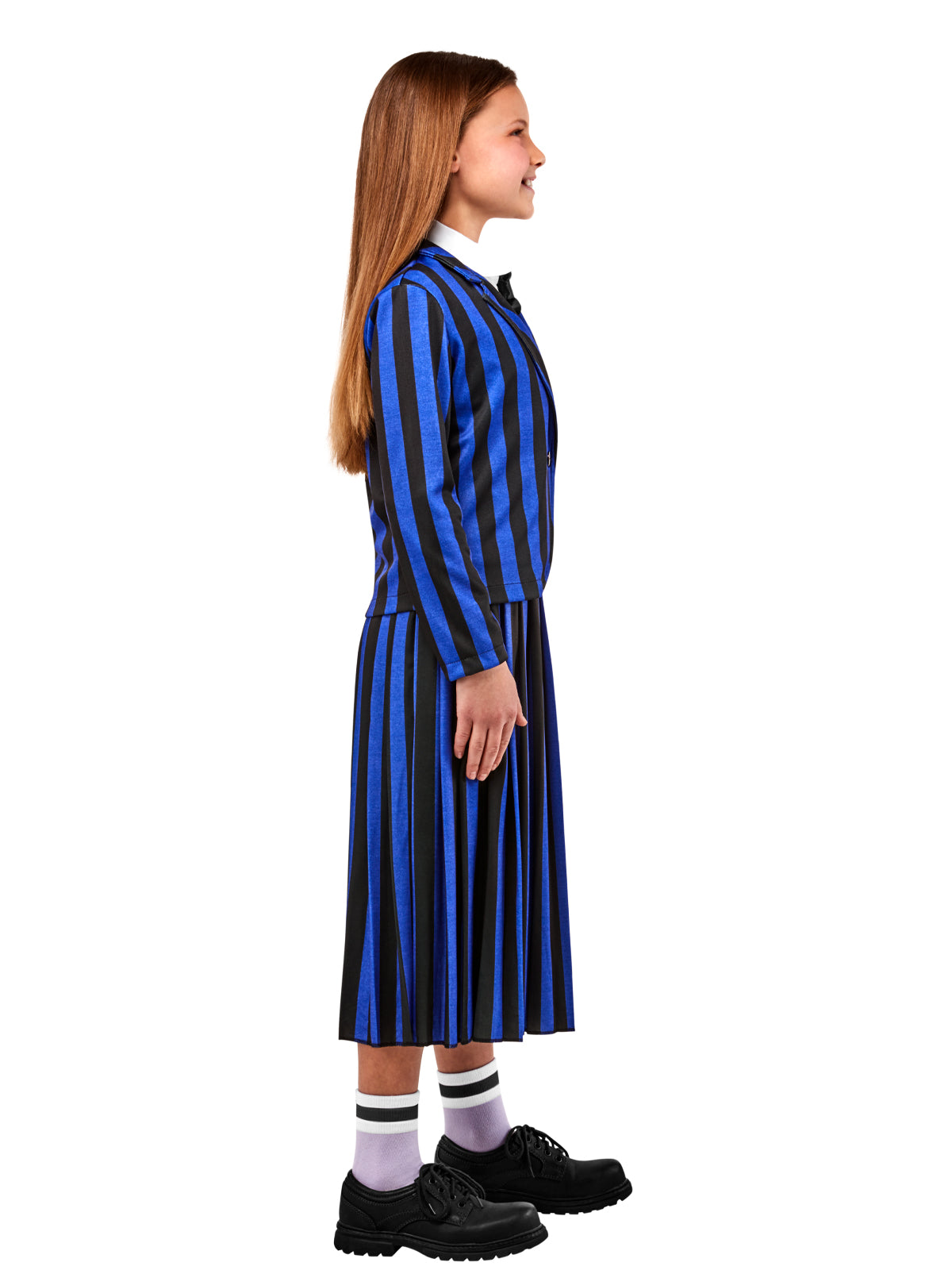 WEDNESDAY NEVERMORE BLUE DELUXE COSTUME (NETFLIX) CHILD