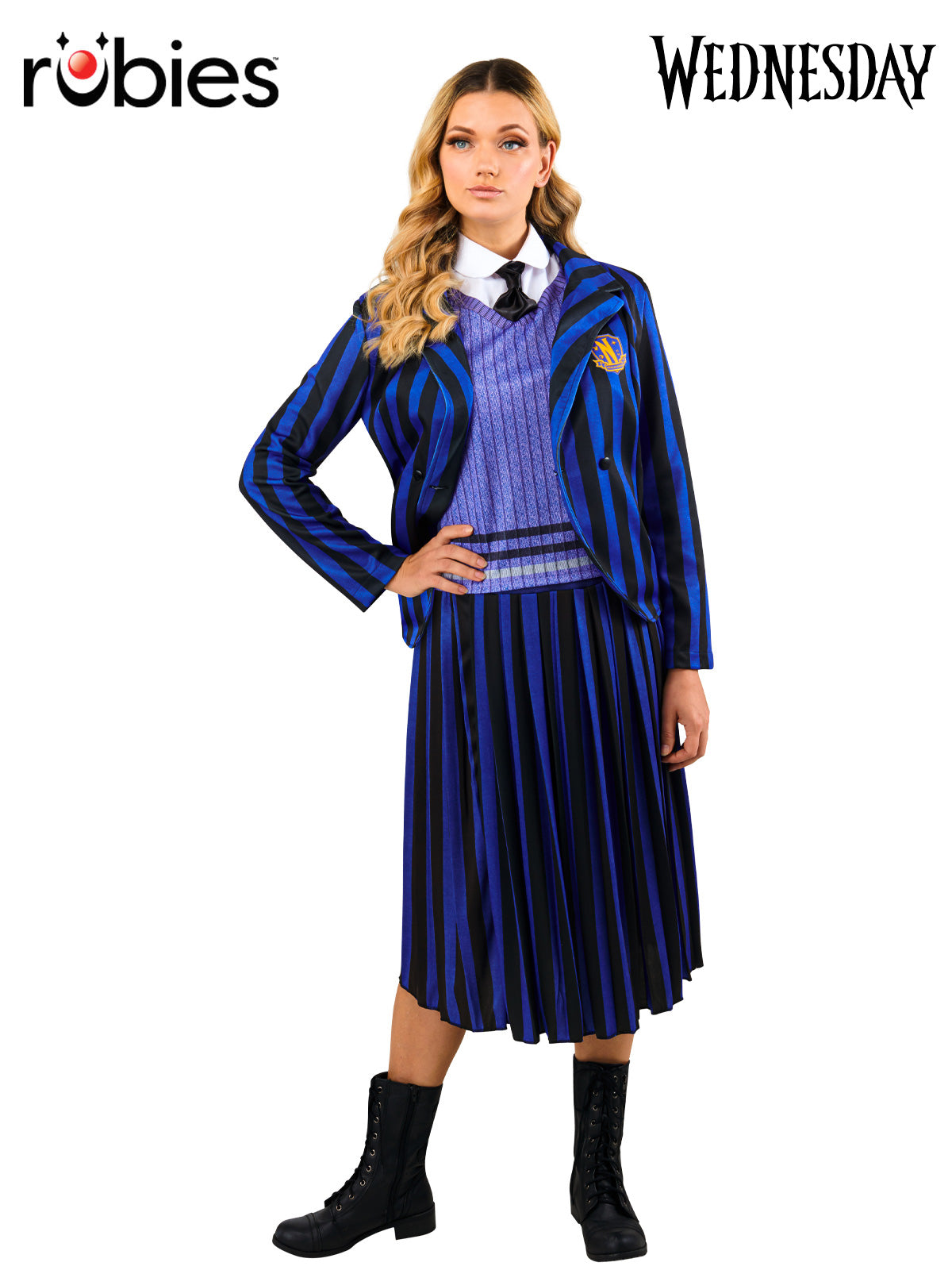 Wednesday Addams Deluxe Nevermore Academy Costume for Adults