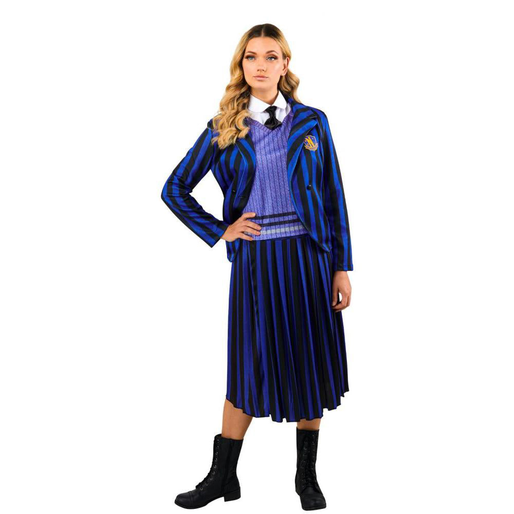 Wednesday Addams Deluxe Nevermore Academy Costume for Adults