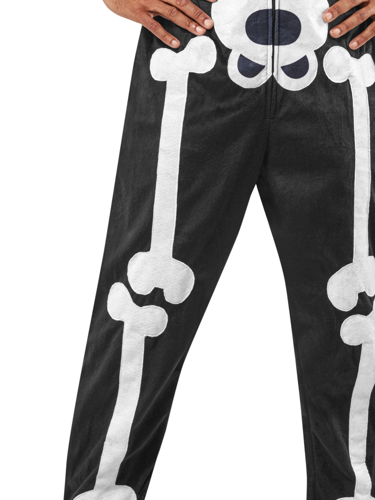 Skeleton Onesie Costume, Adult