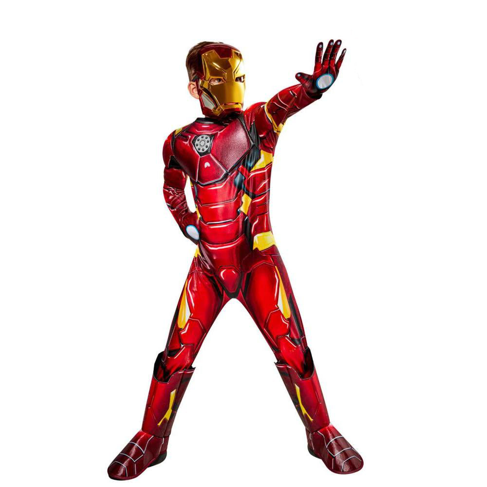 Iron Man Deluxe Suit for Kids with Mask and Gloves