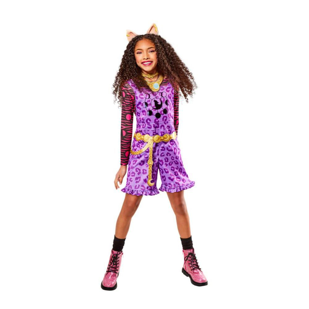 Clawdeen Wolf Deluxe Child Costume Official Monster High Licensed Outfit with Headband