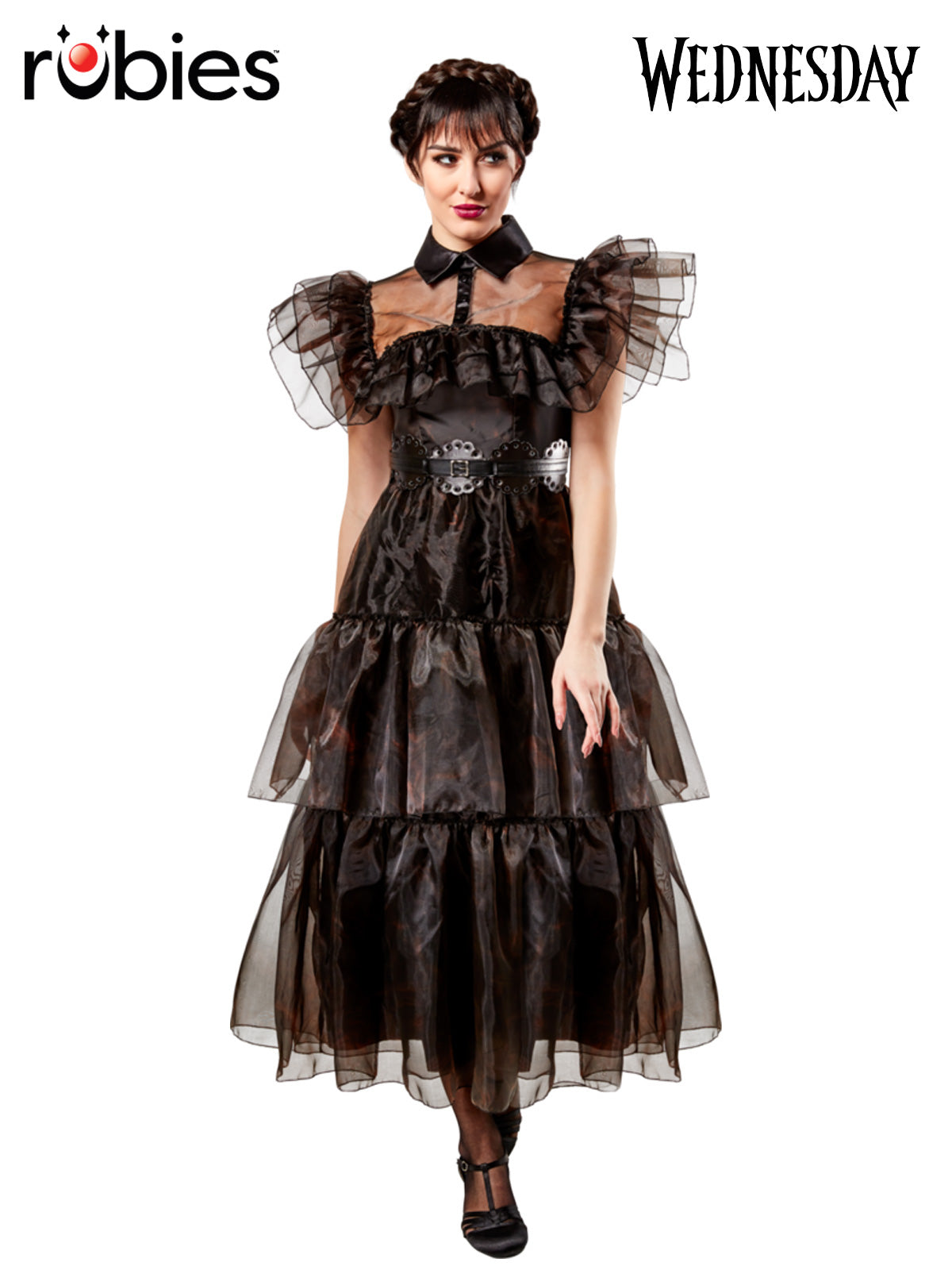 Wednesday Rave'N Deluxe Costume (Netflix) Adult