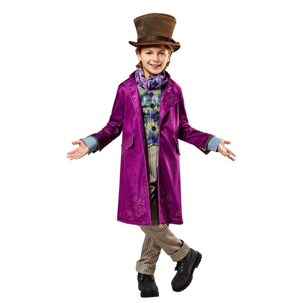 Willy Wonka Premium Kids Costume with Hat and Vest