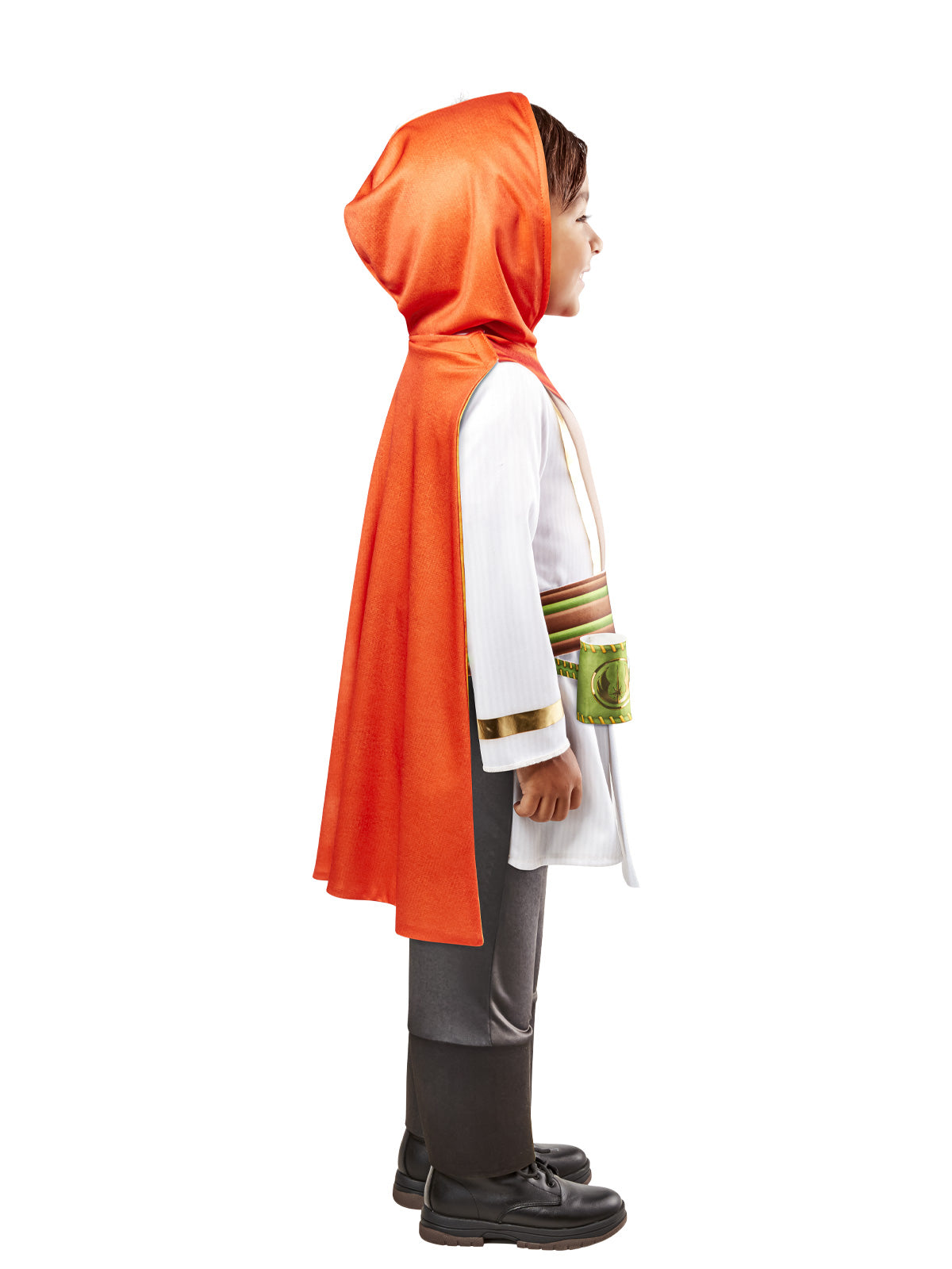 Star Wars Young Jedi Adventures Hooded Jumpsuit Costume with Cape and Gloves – Green