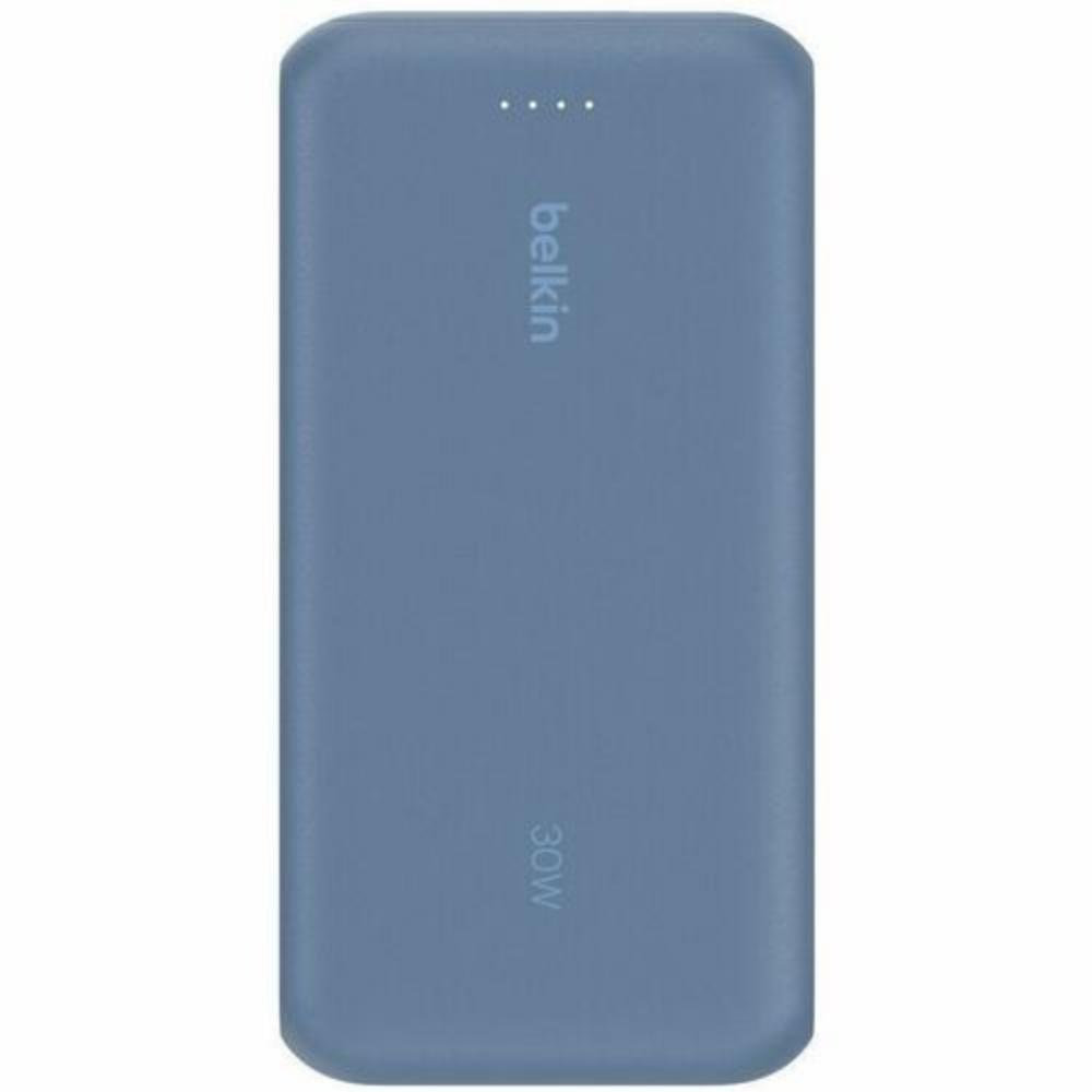 Belkin BoostCharge Power Bank with Integrated USB-C Cable Blue