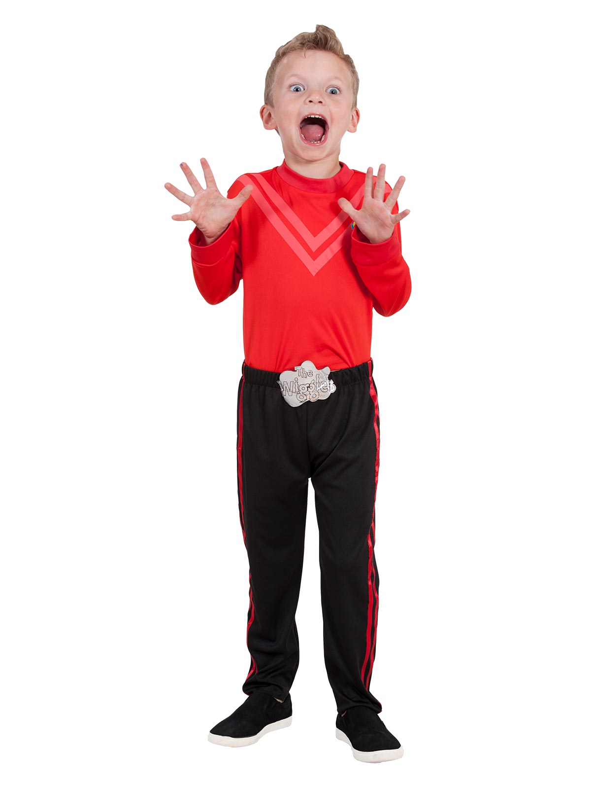 The Wiggles Costume Child Red Wiggle Skivvy & Pants Set for Kids - Red