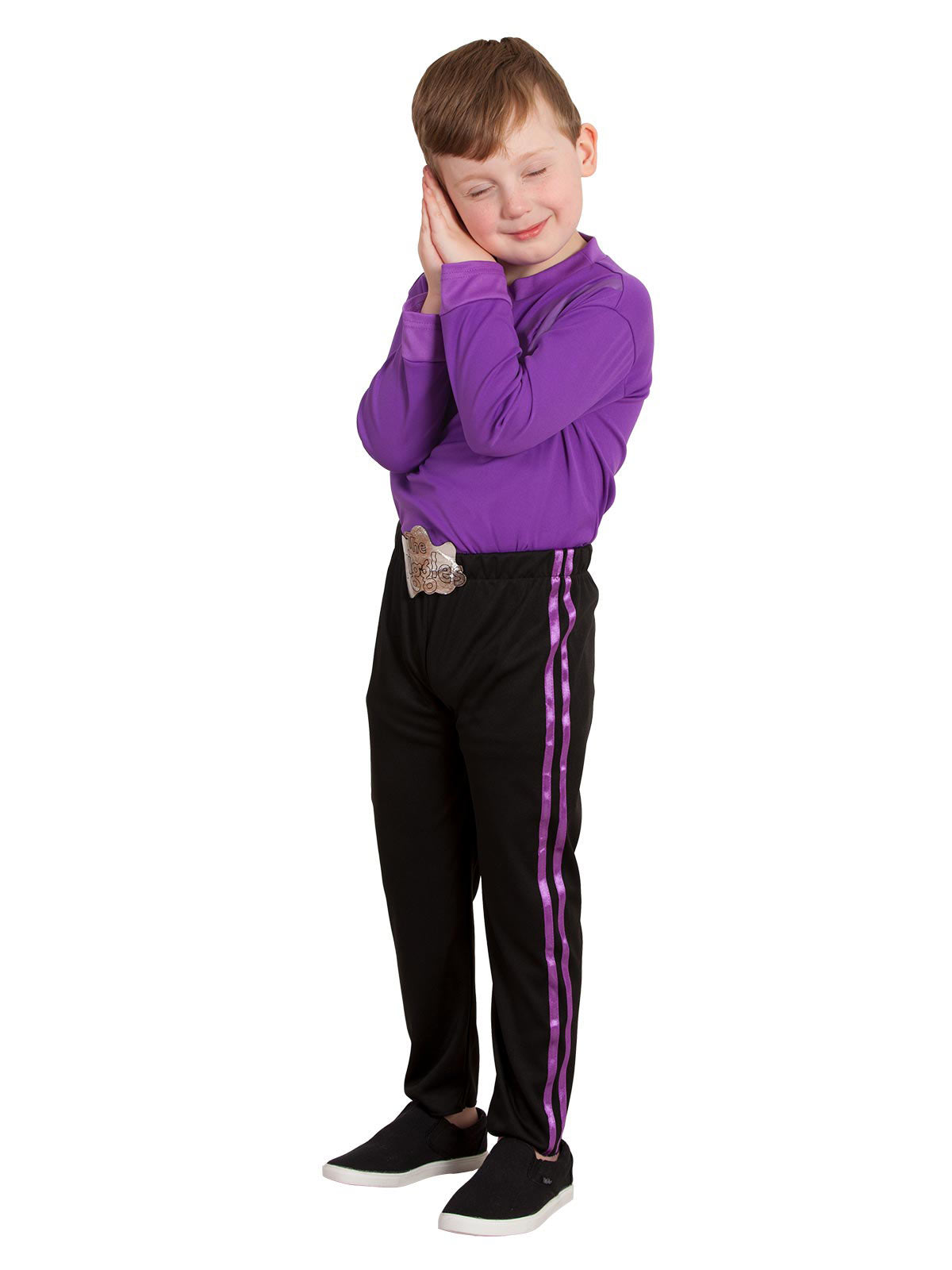 The Wiggles Costume Child Purple Wiggle Skivvy and Pants Set for Kids - Purple