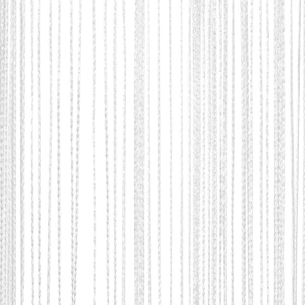 String Curtains 2 pcs 140x250 cm White