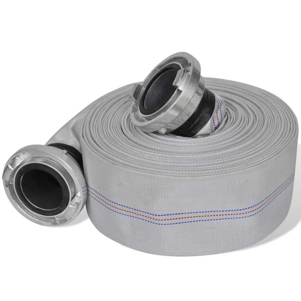 Fire Hose 30m 3 Inch B Storz Coupling PVC Lined Water Pump Layflat Hose