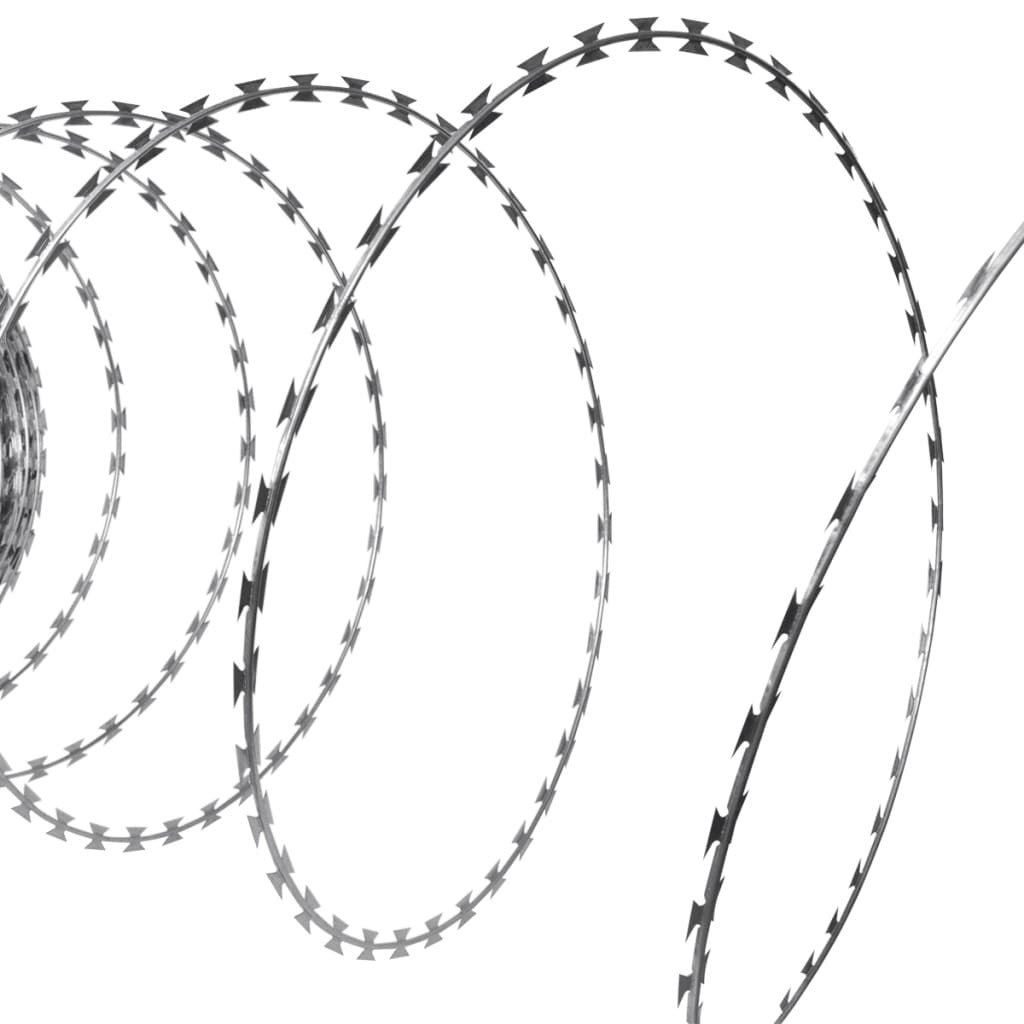 BTO-22 Concertina Razor Wire 150m Galvanised Steel Security Fence Coil 70cm