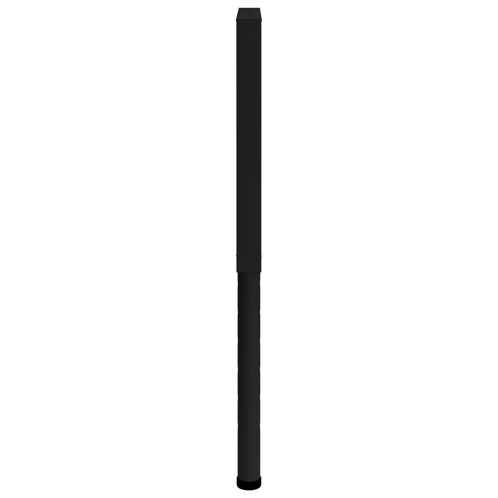 Adjustable Work Bench Frames 2 pcs Metal 55x(69-95.5) cm Black