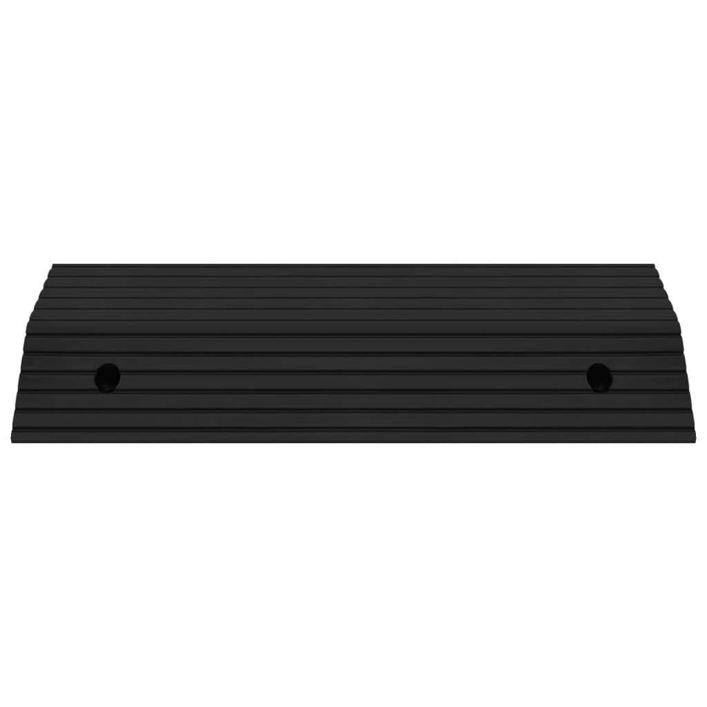 Rubber Bridge Threshold Ramp 80x40x8cm Non-Slip Wheelchair Doorway Ramp