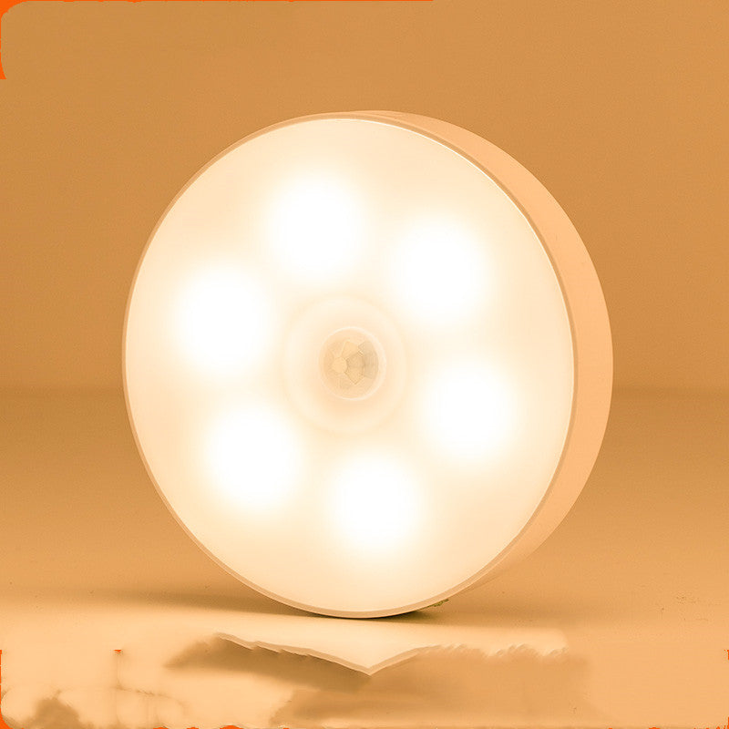 LED Motion Sensor Night Light – Warm & White Light Options
