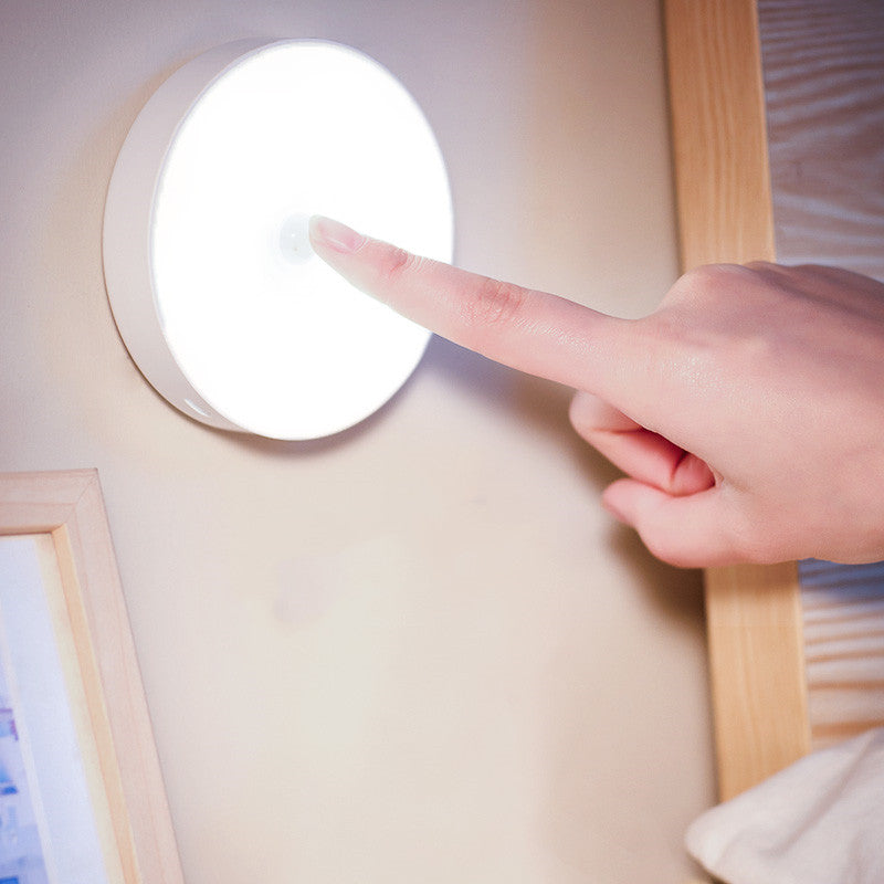 LED Motion Sensor Night Light – Warm & White Light Options
