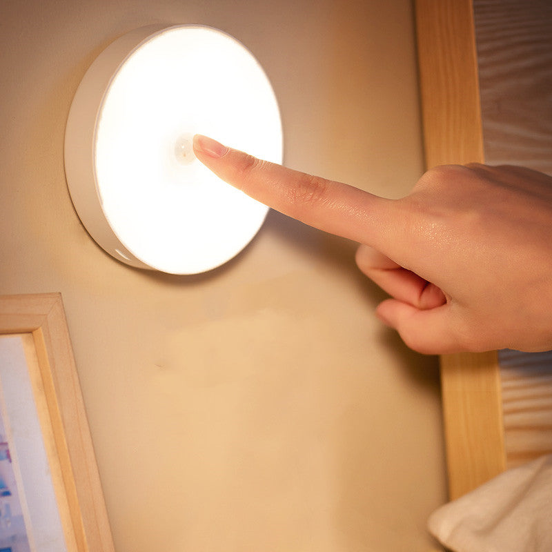 LED Motion Sensor Night Light – Warm & White Light Options