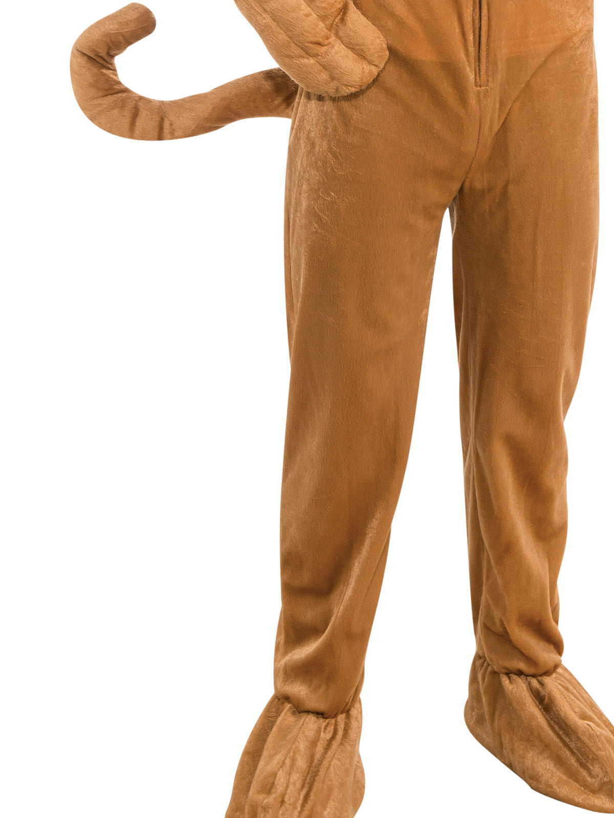 Scooby Doo Adult Costume Hooded Jumpsuit with Tail Paws Collar Shoe Covers