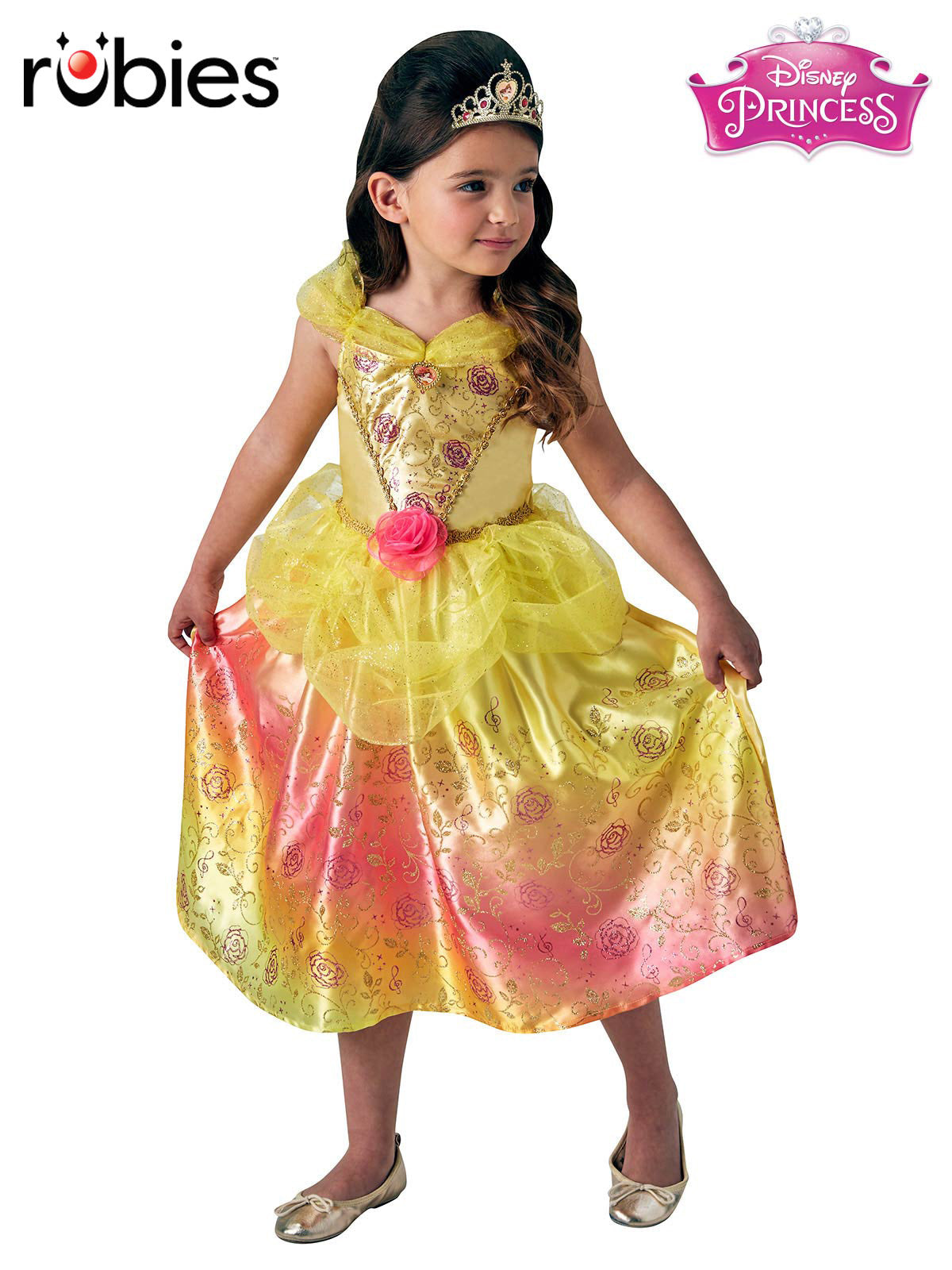 BELLE RAINBOW DELUXE COSTUME CHILD