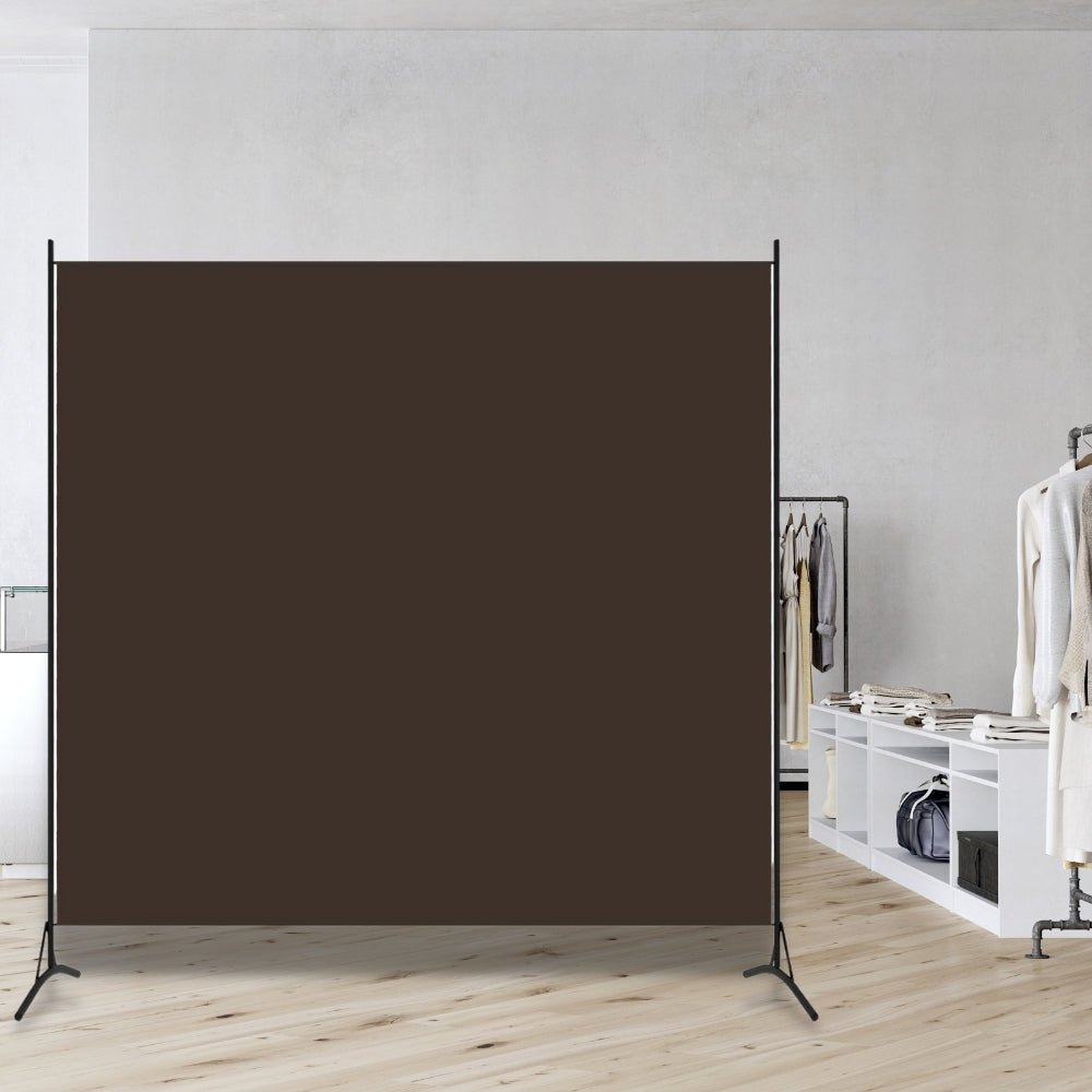 1-Panel Room Divider Brown 175x180 cm