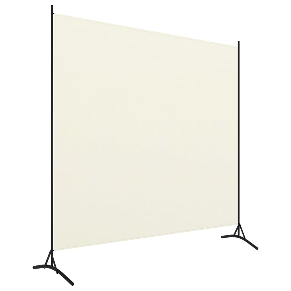Room Divider White 175x180 cm Fabric