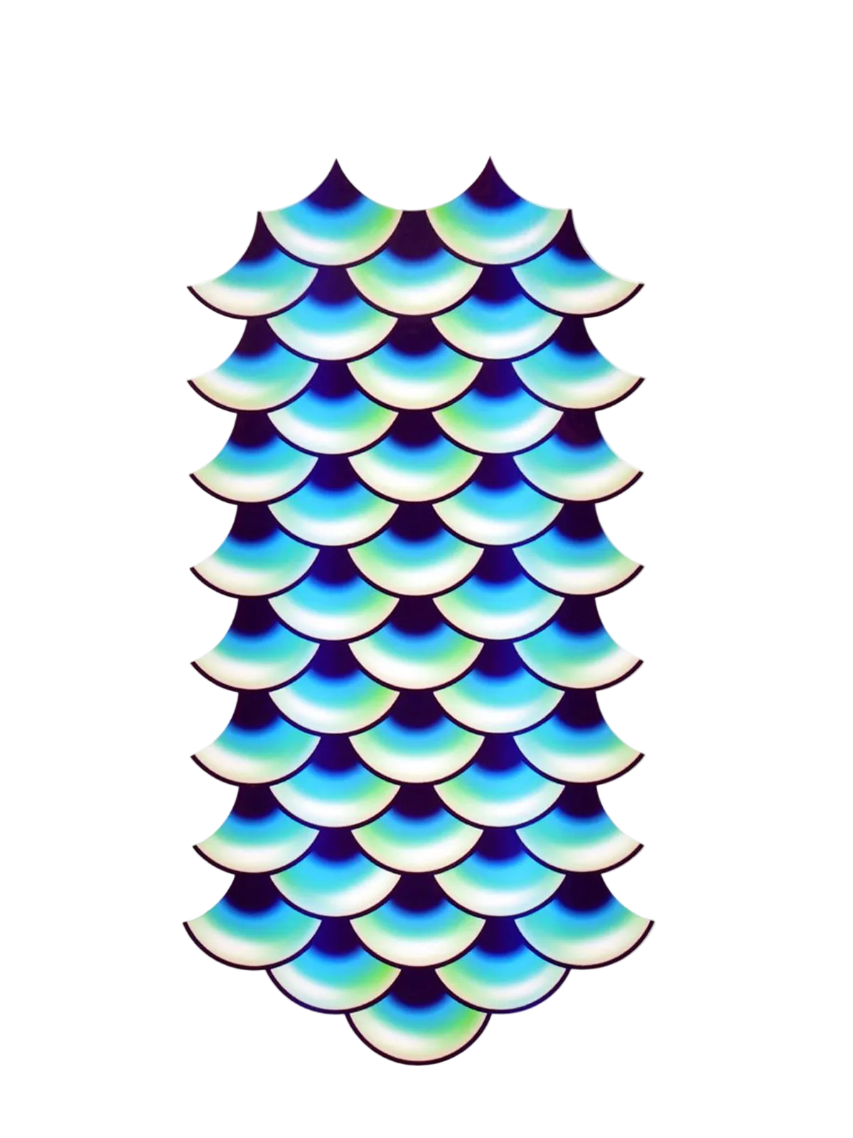 Mermaid Scales Tattoo Kit Large Temporary Tail Design for Teens and Adults