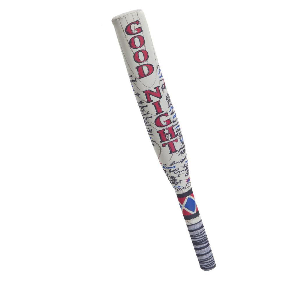 Harley Quinn Neoprene Bat from Birds of Prey Foam Toy with Good Night Print