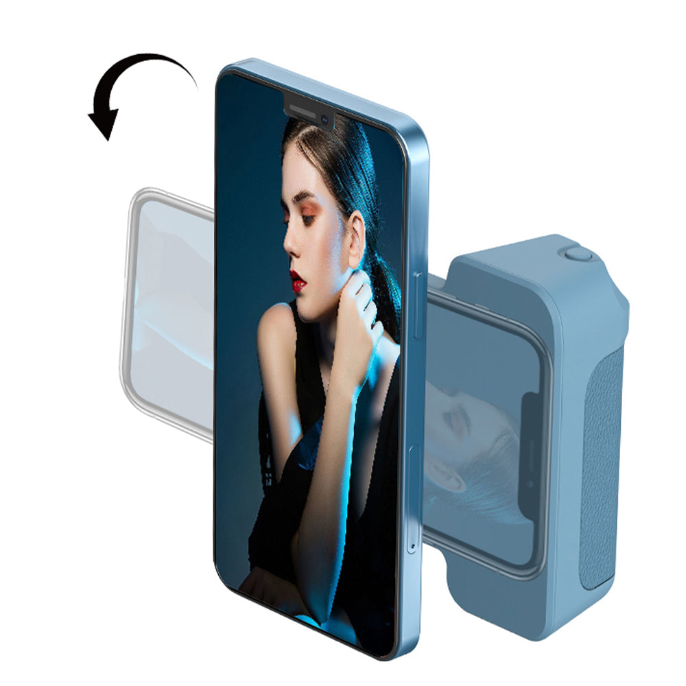 3 in 1 Grip Magnetic Camera Handle Bluetooth Bracket Anti-Shake Handle Photo Stand - USB Rechargeable