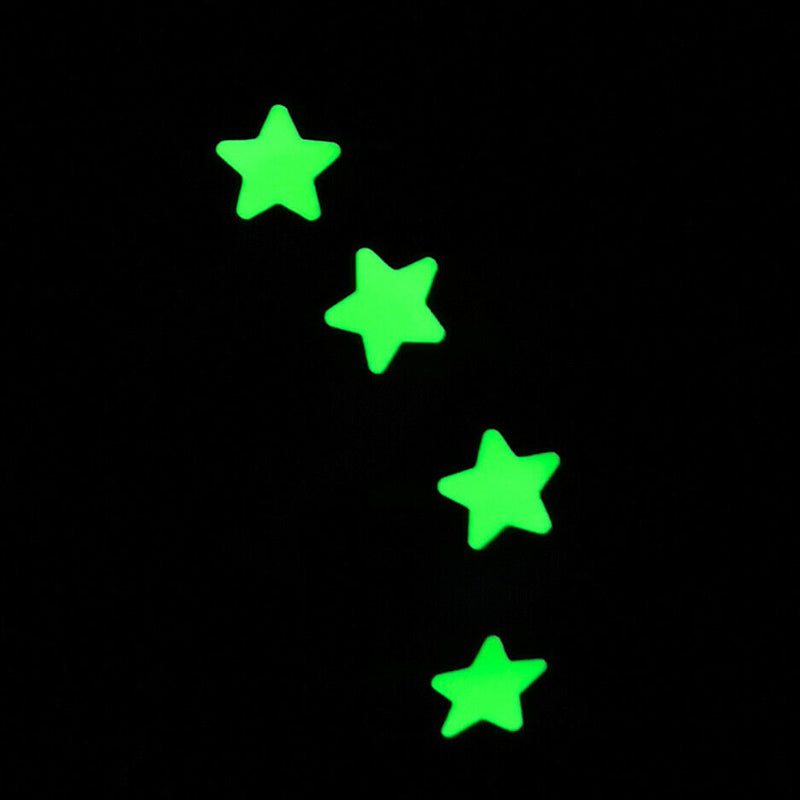 525 Pcs Luminous Solar System Glow in the Dark Wall Ceiling Stickers
