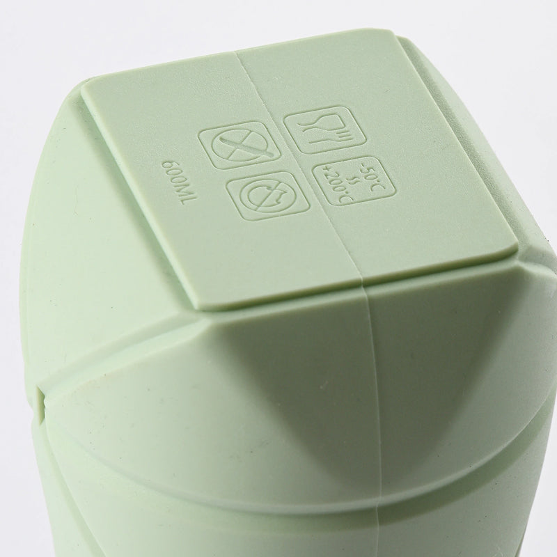 600ml Collapsible Silicone Sports Water Bottle