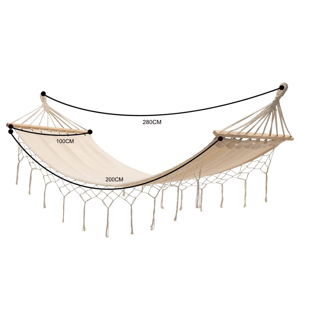 HYPERANGER Indoor Outdoor Hammock Hanging Swing